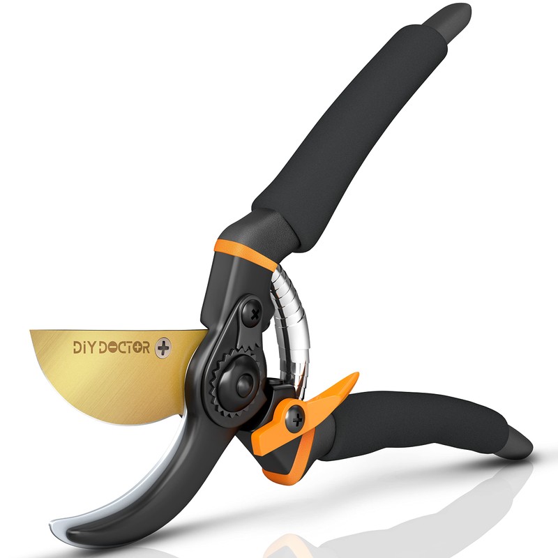 DIY Doctor Premium secateurs - 1 x ultra-sharp hardened carbon