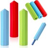 Eersida 6 Pieces Sensory Chew Pencil Toppers Set Chewable Pencil