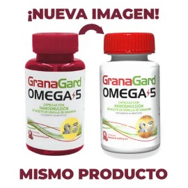 GranaGard Omega 5 Cápsulas Aceite Semilla Granada Nanotecnología 90 Unidades