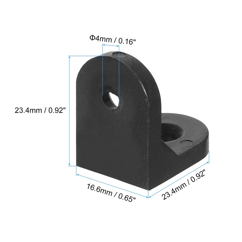 QUARKZMAN 20 Pieces 90 Degree Corner Braces Plastic 16.6 x