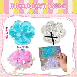 Pack of 4 Squishy Paws, Taba Squishy, Cat Paws Squishy, Fufu Squishy, Squishy Cat Paw, Squeeze Toy Squishy Paw, Cute Soft Cat Paws, Squeeze Toy for Children Adults