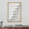 SIGNLEADER Framed Canvas Print Wall Art Symmetrical Raised Fabric Lines