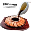 Ciieeo 1 Set Ceramic Gravy Pourer with Saucer Elegant Condiment