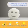 Scrub Daddy Sponge - Dye Free - Scratch-Free Scrubber for