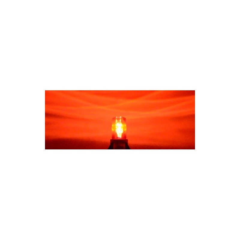 B125WS120 RED 110V 120V AC 25W INCANDESCENT STEADY-ON LIGHT BEACON