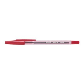 Ballpoint Pens BP-S-F Pack of 12 Fine Red