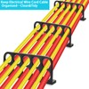 50Pack Cable Chase Wire Bracket,Cable Chase Bracket Support Organizer for