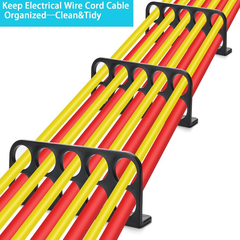 50Pack Cable Chase Wire Bracket,Cable Chase Bracket Support Organizer for
