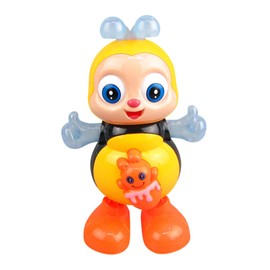 AIXXCUVQ Let Little One Dance with Joy Swinging Bee Toys Light Up and Groove to Music Electric Bee Childrens Toys ABS Singing