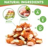 MON2SUN Dog Treats, Mini Chicken Wrapped Biscuits with Added Vitamins,