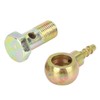 X AUTOHAUX 12 mm Banjo Hose Bolt Washer Fitting Metal