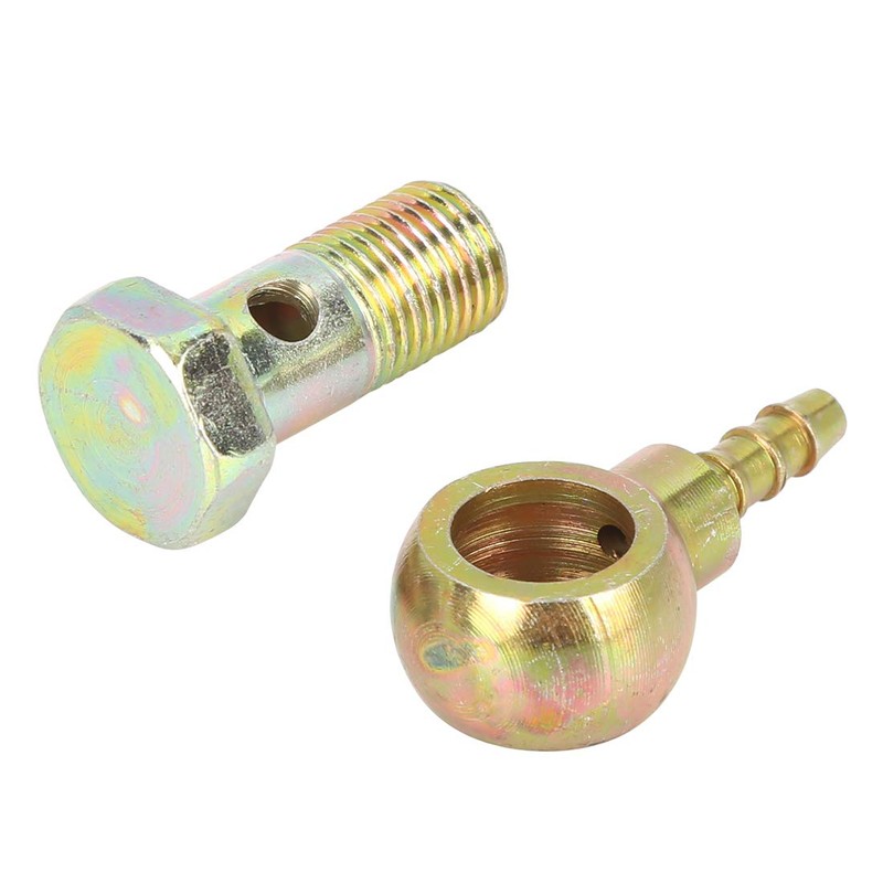 X AUTOHAUX 12 mm Banjo Hose Bolt Washer Fitting Metal