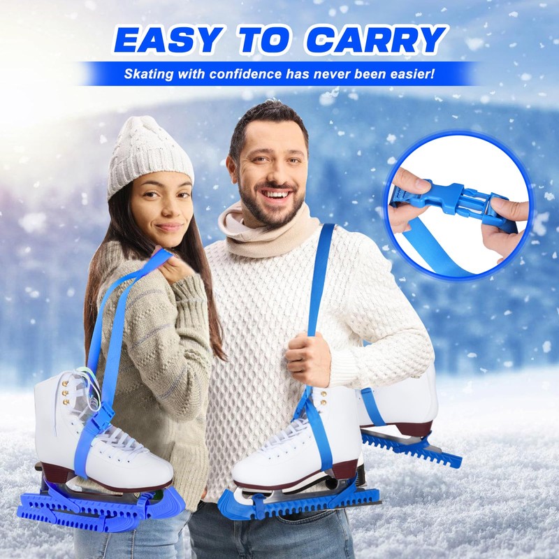 BOOSTEADY Ice Skate Protector, Adjustable Spade Protection, Blade Protectors for
