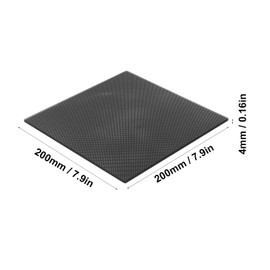 Glass Print Bed Glass Bed 3D Printer Build Plate Microporous Coating for 3D Printer Lightweight 200x200x4mm