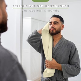 Julido Hand Towel Set - Pack of 4 - Fluffy Towels 50 x 100 cm (Taupe), 100% Cotton, Highly Absorbent, Soft & Durable, Oeko-Tex Certified