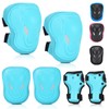 BURSUN Children's Knee Pads, Adjustable Knee Pads, Elbow Pads, Wrist