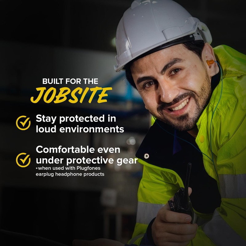 Plugfones Replacement Ear Plugs - 29 (dB) NRR Certified ComfortTiered