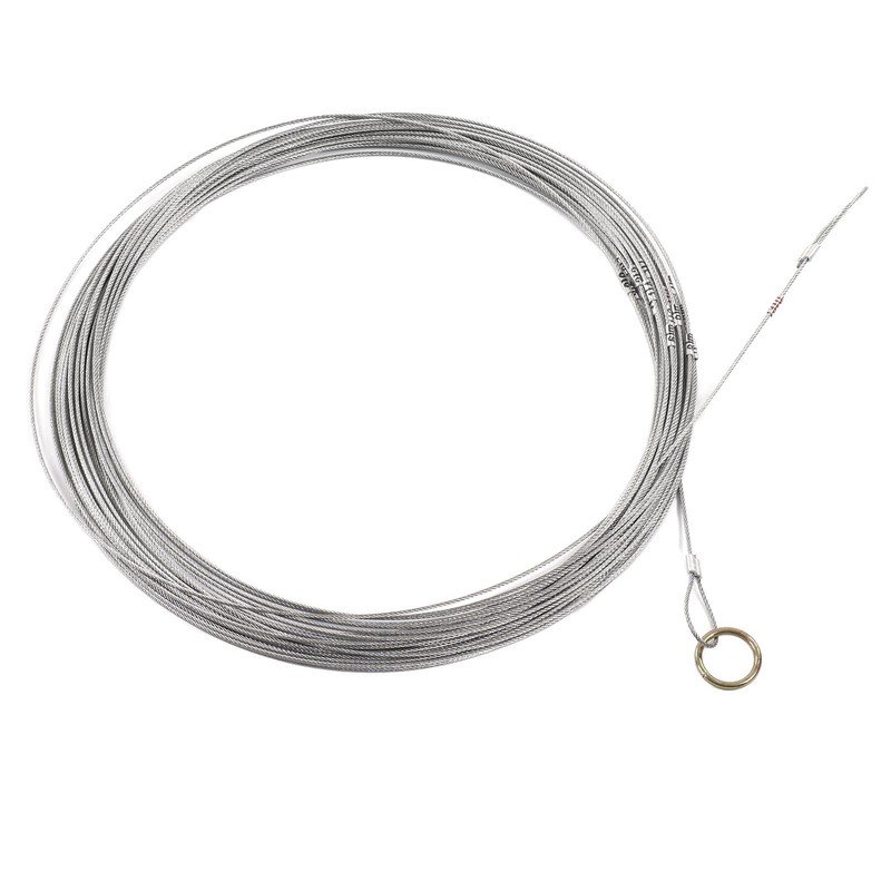 Steel Wire Measuring Rope Good Flexibility Sturdy Steel Rope Measuring