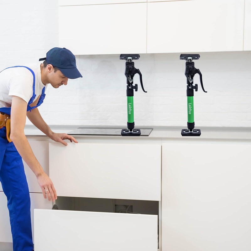 Cabinet Jacks for Installing Cabinets, Adjustable Third Hand Quick Support