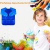 Voarge Nylon Waterproof Painting Apron with Sleeves for Kids 7-12