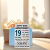 Richesele 19th Work Anniversary Card - Thank You 19 Years