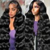 13x4 Lace Frontal Wigs Human Hair 200% Density Body Wave