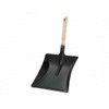 Turk 51200-01 Dustpan with Wooden Handle, Black, 8 x 5