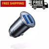 AINOPE Smallest 4.8A All Metal USB Car Charger Port, phones