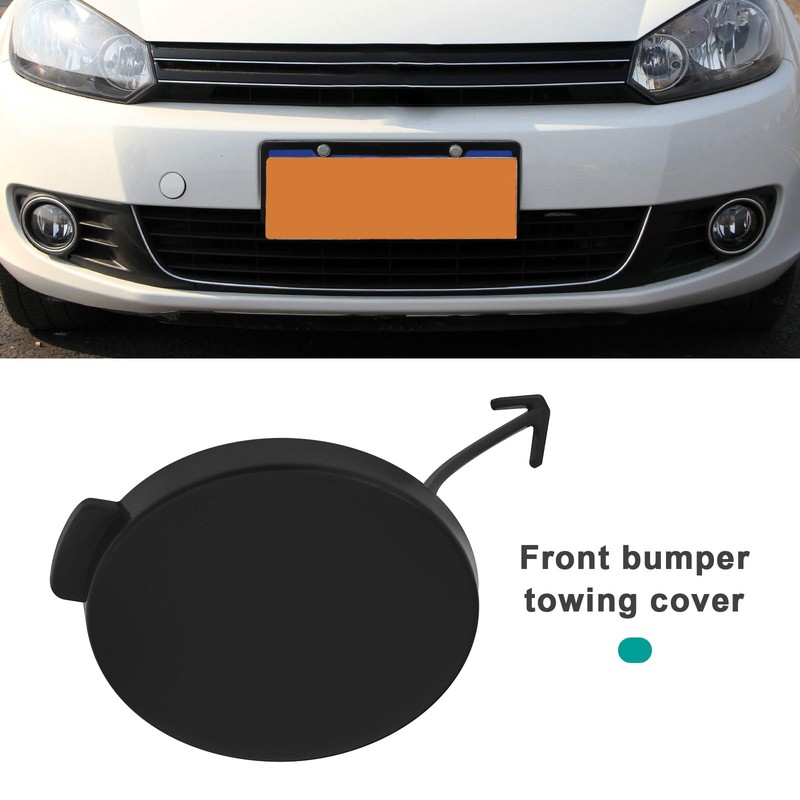 ECSiNG Front Tow Bar Cover Cap 5K0807241E Front Bumper Trailer