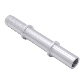 ICT Billet Quick Connect Male 3/8 Fuel Rail Hose to 3/8 Barb Adapter Fitting LS1 LM7 LR4 LQ4 LS6 L59 LQ9 LM4 L33 GM Oring Seal Billet Aluminum Natural Finish AN817-02-06BA