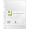 Q-Connect 19390 Polypropylene Document Holders with Punched Eco-Textured Antistatic A4