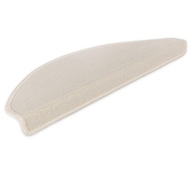 Kettelservice-Metzker Ariston Stair Mats in Special Format 64/20 cm Semi-Circular Beige 1 Piece