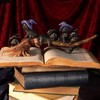 Nemesis Now Purrfect Broomstick Witches Familiar Black Cats and Broomstick