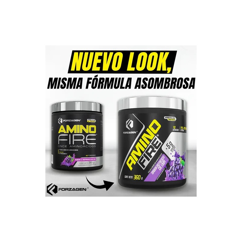 Forzagen Eaa Amino Fire 360g Con L-glutamina Energía