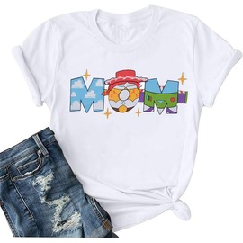 Toy Dad Shirt Toys Mom T-Shirts Funny Mama and Dada Shirts Matching Birthday Top Family Vacation Cartoon Tee