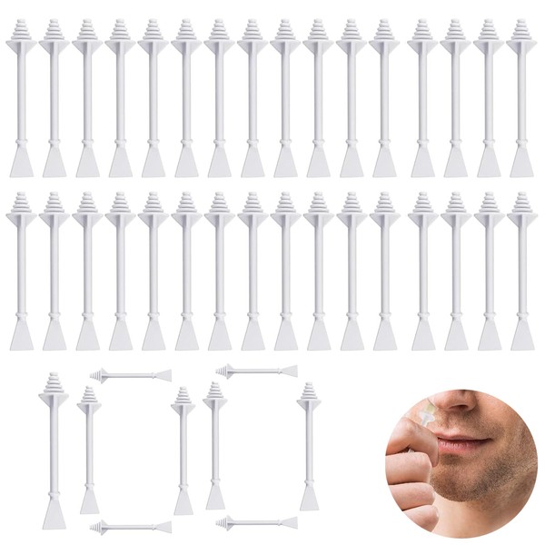 Pack of 100 Nose Wax Sticks Applicators Wax Rod Nose Wax Strips Nostril Cleaning Removal for Cleaning Nostrils and Removing Nose Hair