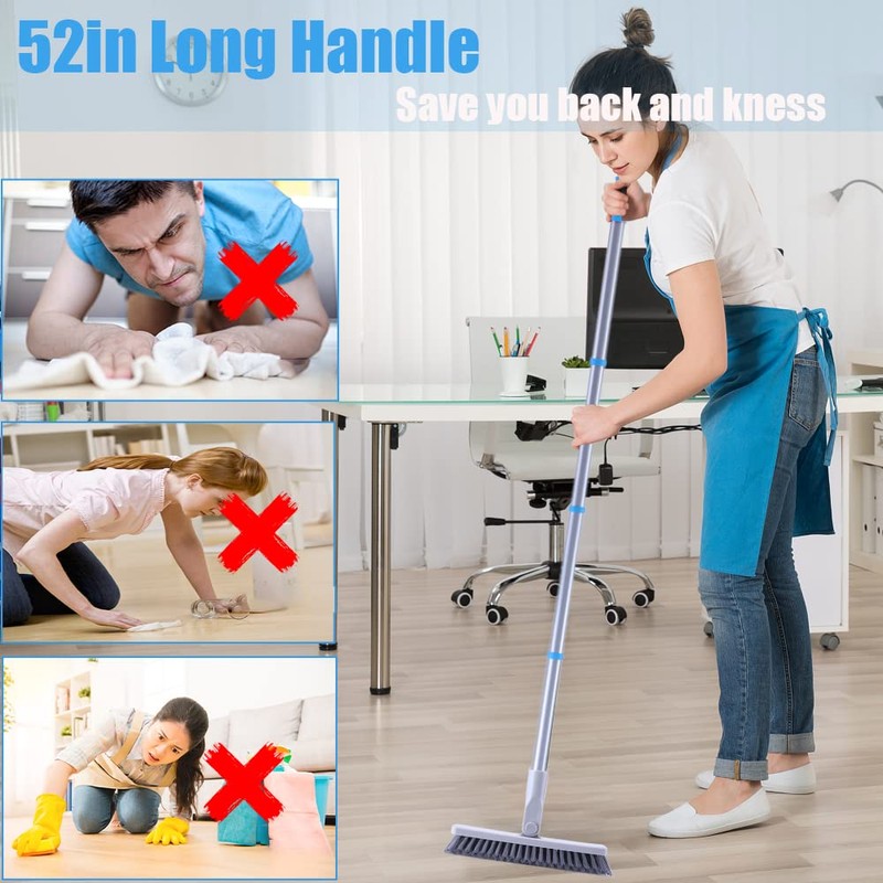 YONILL Grout Brush with Long Handle - Heavy Duty Grout