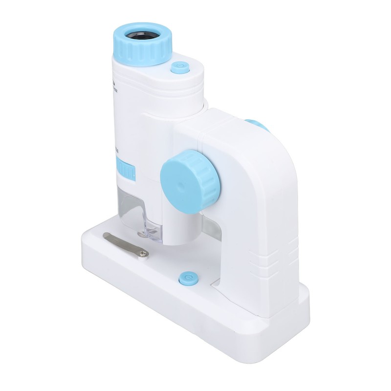 80X‑200X Kids Microscope with 12PCS Slides 2 in 1 LED