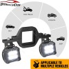 DYSO 2024 Fit Dodge Ram 1500/2500/3500 LED Light Pod Backup