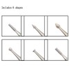 Gokoti 6 Pcs 3/32 Inch Shank Steel Engraving Router Bits,