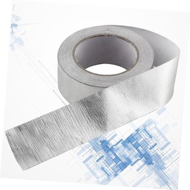 CHILDWEET Exhaust Tape 25m Roll Aluminum Foil Insulation Tape for Car/Motorcycle Heat Shield Withstands 200°c