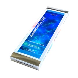 Aroma Valley Shamama, Oud (Agarwood) & Rose Blend - Artisan Luxury Masala Incense Sticks - Divine Scent for Home, Meditation and Yoga - Handcrafted 30 Sticks