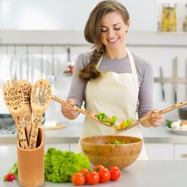 Mothers Day Gifts - Gifts for Mom from Daughter,Mother's Day Gift Basket,Birthday Gifts for Mom from Kids,Mother Day Gift Ideas,Mothers Day Decorations,Wooden Spoons for Cooking