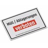 SCHILDER Systeme Notice Signs - Rubbish / Deposits Prohibited -