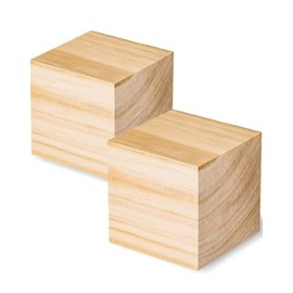 Wooden Block, Wood Shelf, Natural Wood Block for Living Room, Natural Wooden Shelf