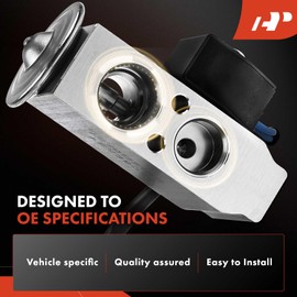 A-Premium A/C Expansion Valve Compatible with Mitsubishi Montero 2003-2006, Montero Sport 2004, 3.5L 3.8L, Rear Side, w/Solenoid
