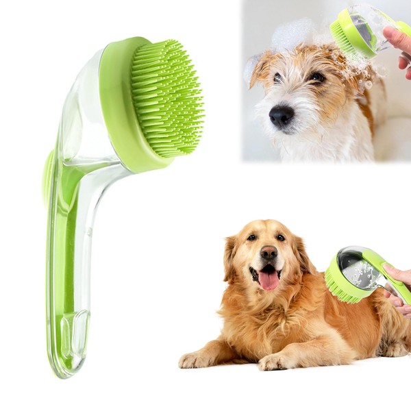 Pet Bath Brush, 2025 New 2 in 1 Dog Bath