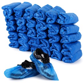 300 Pieces (150 Pairs) Shoe Covers Disposable Non Slip, Premium Waterproof Booties Shoes Protectors Covers for Indoors, Home Cleaning