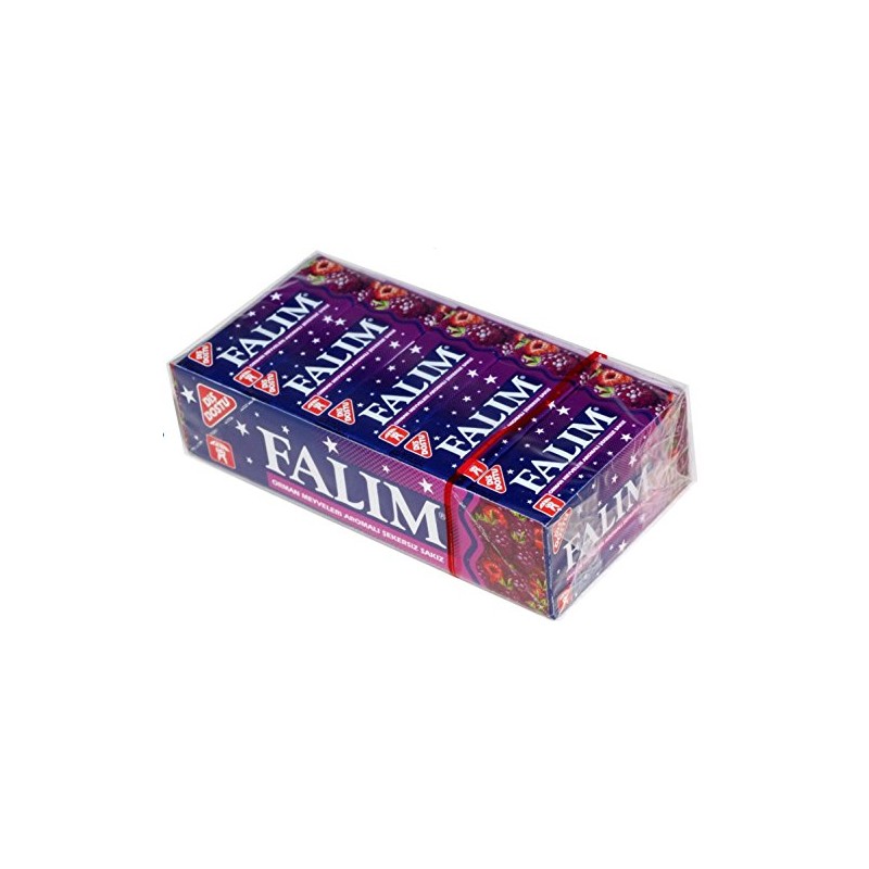 Falim Plain Gum - Forrest Fruits Flavoured- 20 5 =