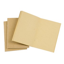 Moterm Travelers' Notebook Refills Insert, Set of 3(Kraft, Passport Size, 100gsm)